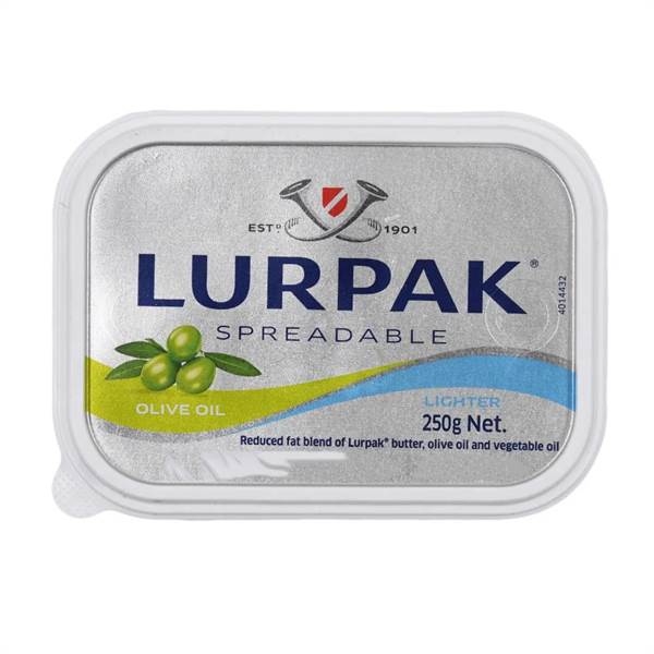 LURPAK Butter Spreadable -Light Olive Oil Imported